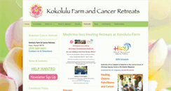 Desktop Screenshot of cancer-retreats.org