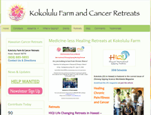 Tablet Screenshot of cancer-retreats.org